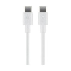 Goobay 50cm USB Type-C Cable - White | High-Speed & Durable Connection (EAN: 4040849663154)